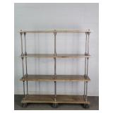 Rockwell High Quality Iron & Mango Wood Bookshelf