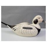 Wooden Decoy Of A Male Long-tailed Duck