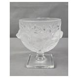 Lalique Frosted Bird Footed Bowl