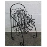 Painted Metal Media Rack
