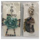 2 X Bid New Indian Woman & Large Cross Pendant
