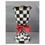 Mackenzie-childs Pedestal Vase - Signed