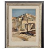 Karen Colby Bambrick Winnowing Grain Taos Pueblo