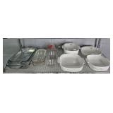 16 Pc Assorted Pyrex, Corning & More