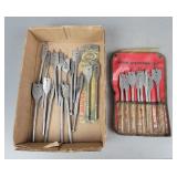 Lot Of Wood Boring Spade Drill Bits
