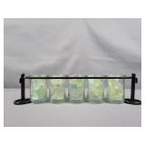 Metal And Glass Candelholder