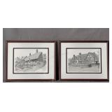 2x Bid Izaak Mary Ardens House Print
