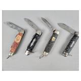 4x Bid Kamp King & More Multi-blade Pocket Knives