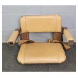 The Cheney Co Vintage Metal Vinyl Stair Lift Seat