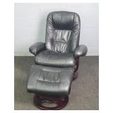 Lane Furn Genuine Leather Stressless Recliner