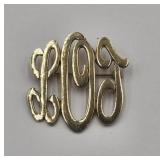 14k Yellow Gold Brooch Pin 6.6g