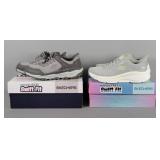 2x The Bid Sketchers Hands Free Swift Fit Sneakers