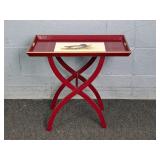 Joel Kirk 23" Hand Painted Wooden Tray