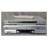 2x The Bid Dvd/vhs Player
