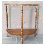 Small Vintage Solid Mahogany Accent Table