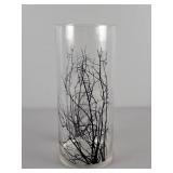 14" Decorative Tree Glass Vase