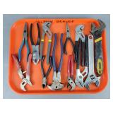 Lot Of Assorted Pliers & More