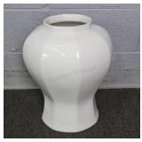 Heinrich Large White Porcelain 8 Sided Vase
