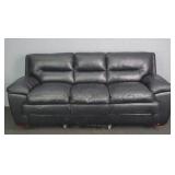 Leather Italia Genuine Leather 3 Cushion Sofa