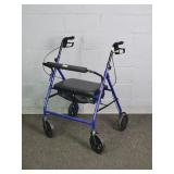 Drive 400 Lb Cap Rollator Walker W/ Underseat Stor