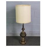 Vintage Heavy Brass Table Lamp