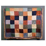 Hand Stitched Dbl Sided Summer Weight Stain Quilt