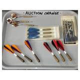Lot Of 15 Accudart Unicorn & More Steel Tip Darts