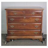 American Drew Cherry Finish 2 Over3 5 Drawer Chest