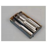 4 Pc Lot 5" 1-8 Nc Steel Hand Taps