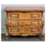 Brandt Furn Vintage Walnut 3 Drawer Low Chest