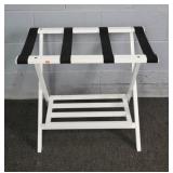 Painted Solid Wood Folding Luggage Butler