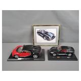 3x The Bid Collector Cars & Porsche Print