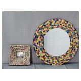 Pier 1 Mosaic Mirror & Photo Frame