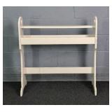 Painted Vintage Solid Wood Quilt Rack