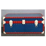 Vintage Painted Metal Chest