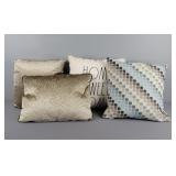 4x The Bid Large Down Feather Throw Pillows