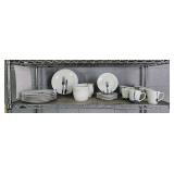 29 Pc Godinger Gatherings Porcelain Dinnerware