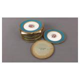 12 French Ovington Depose Plates