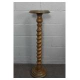 Walnut Pedestal - Made In Italy