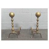 Brass Andirons
