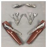 6x Camping Utensil Sets