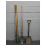 3x Postholes & Shovels