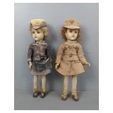 2x Vintage Madame Alexander Dolls
