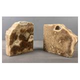 Marble/granite? Bookends