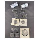 Lot Of  Collectible Unc. Quarter Rolls, Dollar