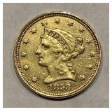 1858 Liberty Head $2.5 Gold
