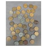 Lot Of Wheat, Indian, Steel Cents