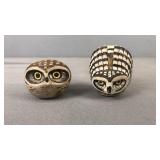 2x - Gustavsberg Sweden Owls