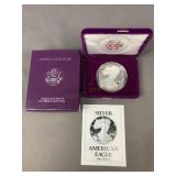 1990 Proof Silver Eagle In Box