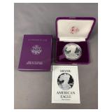 1989 Proof Silver Eagle In Box